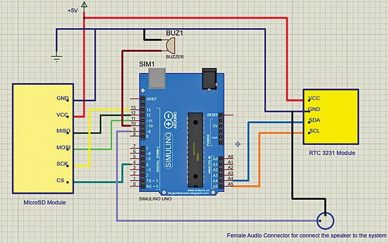 School Automation System Circuit 