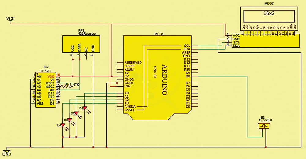 Arduino based Smart Communication Device Circuit